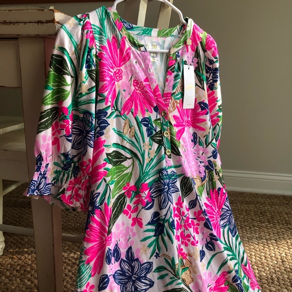 New w Tag: Lilly Pulitzer The Delsie Dress. Size XS - Picture 2 of 15